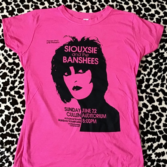 Siouxsie and The Banshees Vintage Flyer Tee - Picture 1 of 2